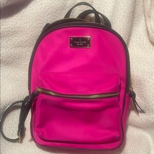 Kate Spade Fuschia Backpack EUC SEE PICTURES